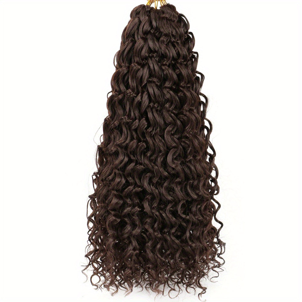 45 72 Cm Deep Wave Twist Crochet Hair Extensions Synthetic Ocean Wave