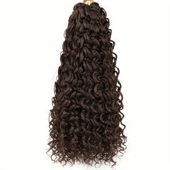 45 72 Cm Deep Wave Twist Crochet Hair Extensions Synthetic Ocean Wave