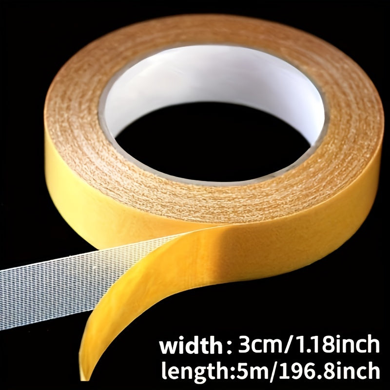 Strong Double Sided Carpet Adhesive Tape Translucent Mesh Waterproof