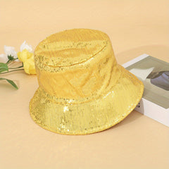 Sequin Double sided Sunshade Fisherman Hat