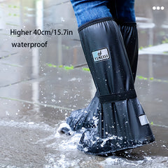 Non Slip Rain Boots Shoe Covers Durable Thick High Shoe Covers For Rain And Snow