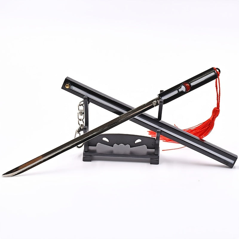 Anime Mini Metal Sword Keychain Bag Hanging Decoration