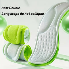 Shock Absorption Insoles for Shoes - High Elastic Deodorant Comfort