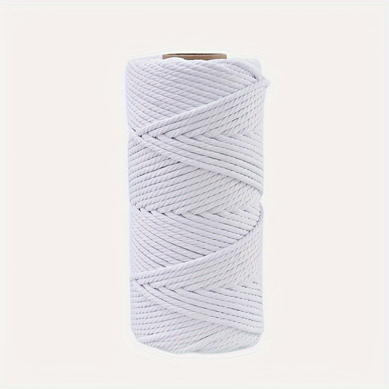 Colorful Cotton Rope Ornament DIY Accessory 3mm 100m Long