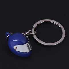 Motorcycle Bicycle Helmet Key Chain Keyring Gift For Men Boyfriend