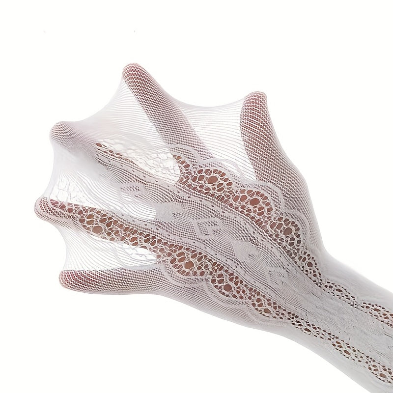 Y2K Lace Bow High Socks for Girls