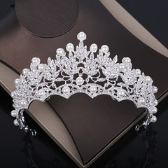 Crystal Faux Pearl Jewelry Set for Women Wedding