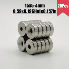 15x5mm Strong Neodymium Disc Magnet with Holes