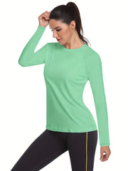 Women's UPF 50 Sun Protection Long Sleeve Outdoor T-Shirt