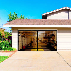 Magnetic Garage Screen Door for Single Double Garage