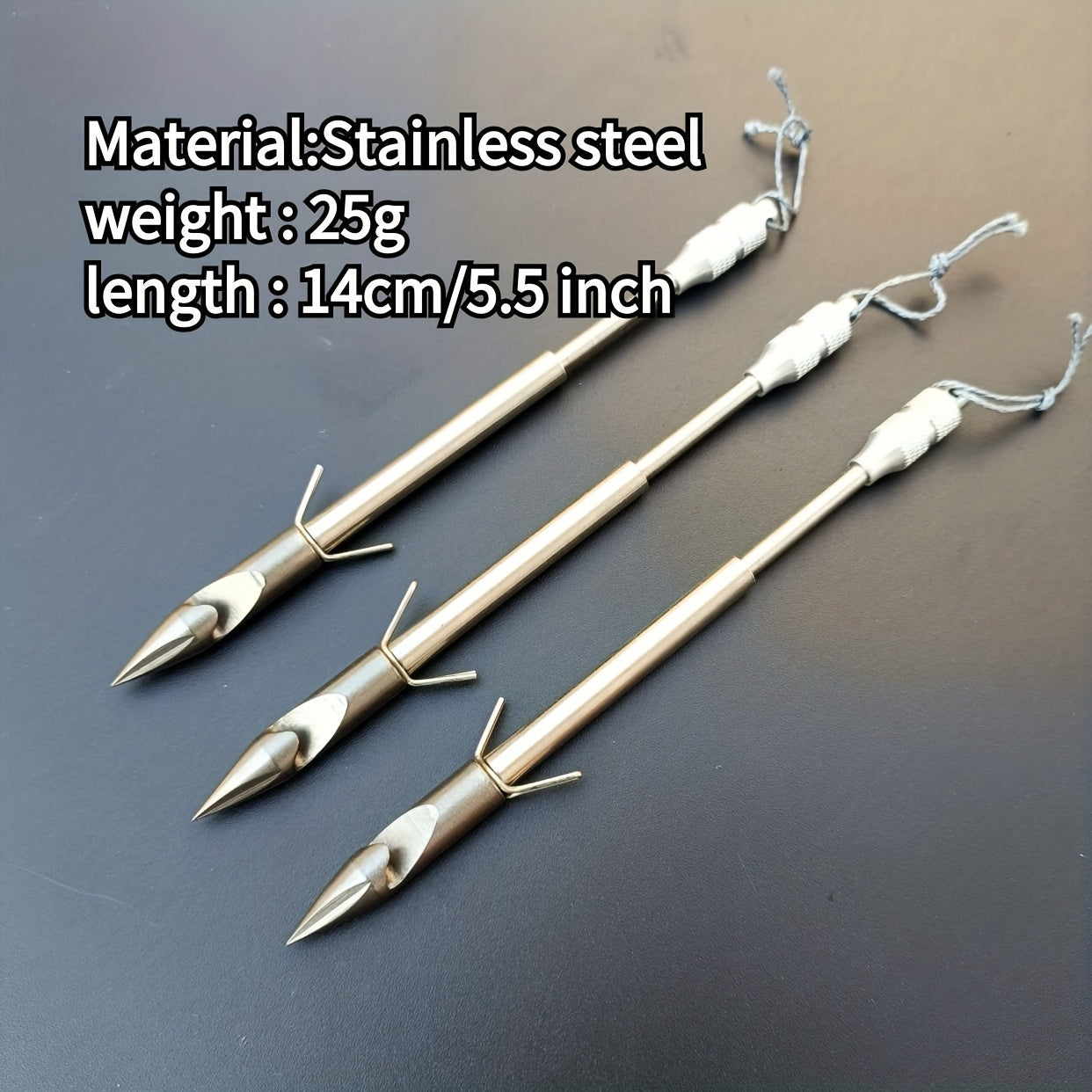 3pcs High Strength Fish Dart Arrow Set with Iron Box
