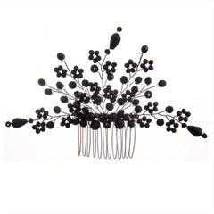 Bridal Wedding Rhinestone Side Hair Comb Elegant Headpiece for Women