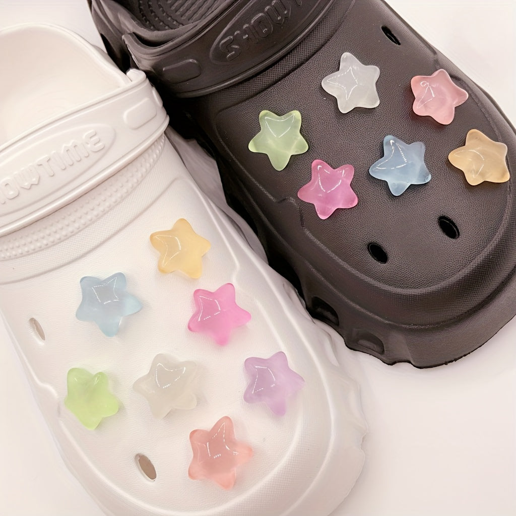 Luminous Stars Fashion Shoes Charms DIY Shoes Accessories