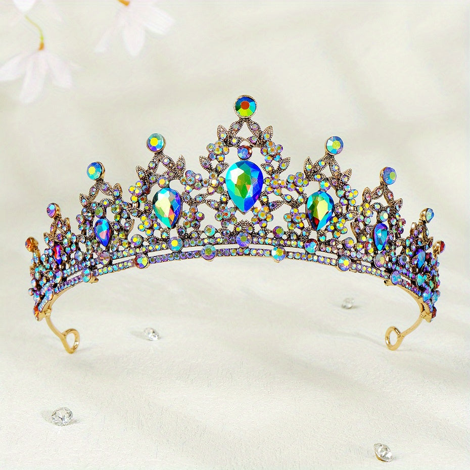 Crystal Wedding Crown Rhinestone Headband Princess Tiara