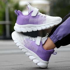 Girls Butterfly Mesh Platform Shoes