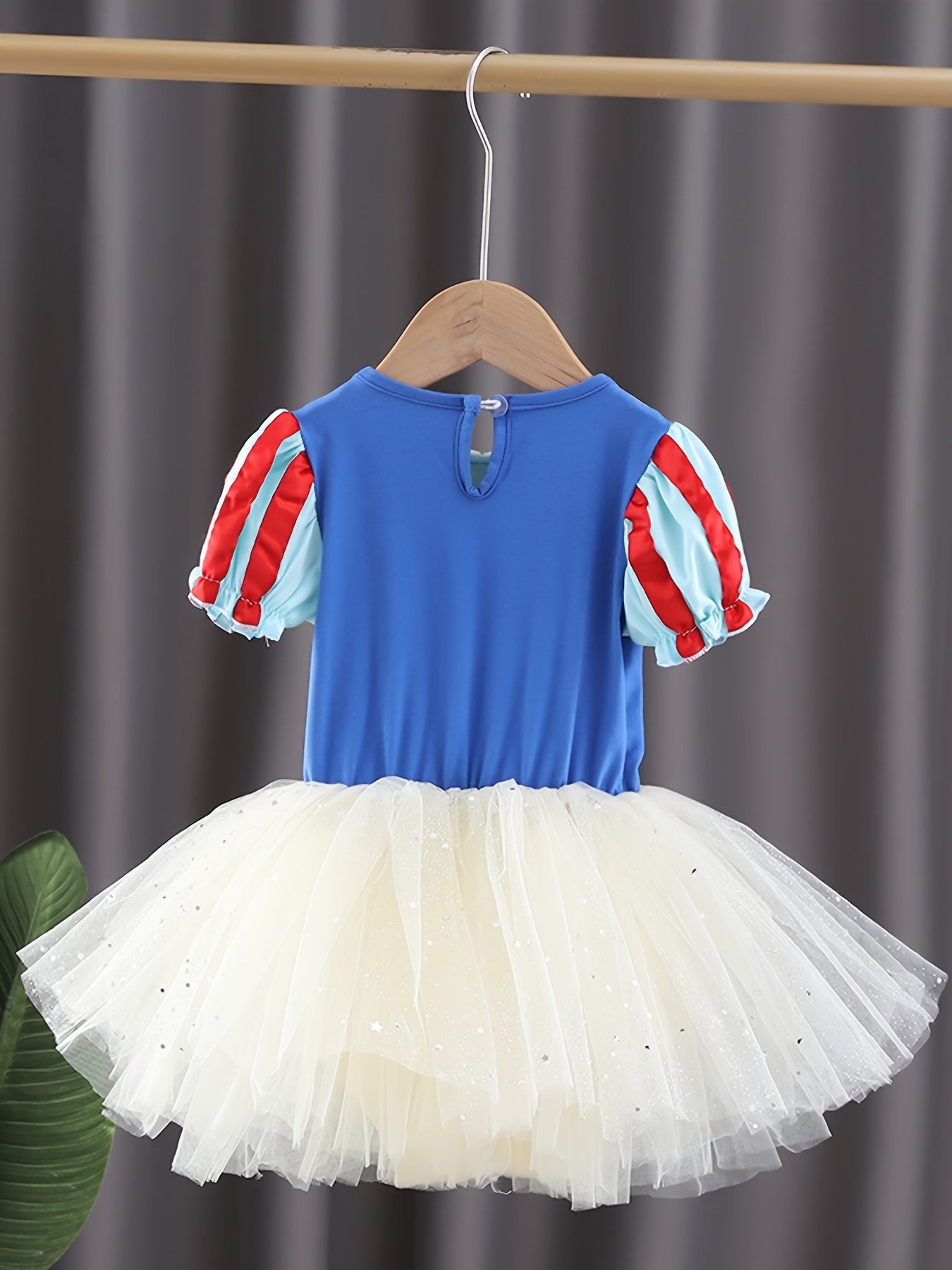 Princess Cosplay Ballet Leotard Splicing Dance Tutu Dress
