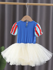 Princess Cosplay Ballet Leotard Splicing Dance Tutu Dress