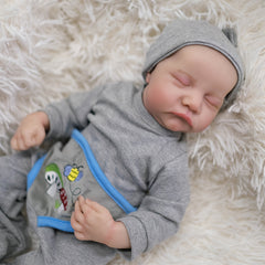 Levi Lovely Boy 48 Reborn Doll Realistic Skin Veins Hair Clothes Accessories