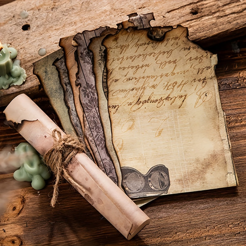 60pcs Vintage Stationery for DIY Crafting & Collage Art
