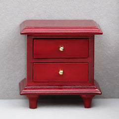1:12 Dollhouse Bedside Cabinet Drawer Chest Storage Table Home Decor