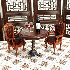 1:12 European Style Doll House Furniture Bedroom Living Room Decor