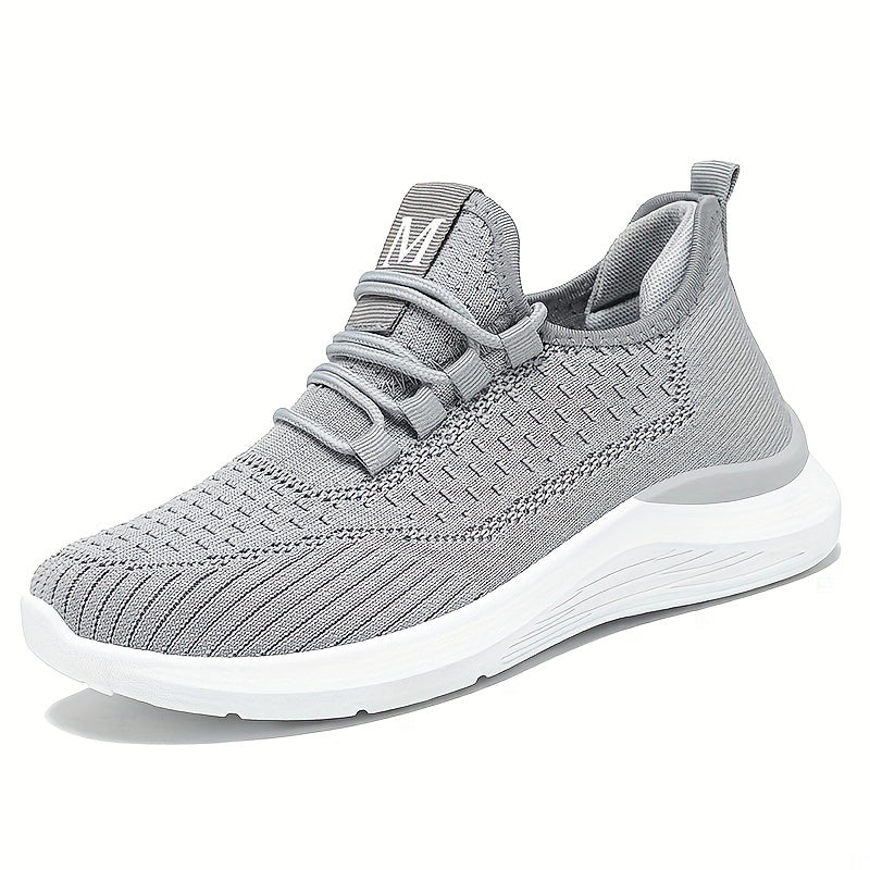 Women's Lace Up Knit Sneakers Breathable Lightweight Sport Shoes