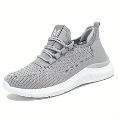 Women's Lace Up Knit Sneakers Breathable Lightweight Sport Shoes
