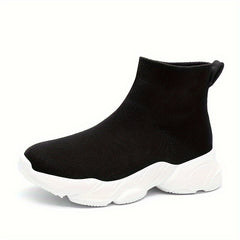 Boys' Comfy Knit Sock Shoes Non Slip Sneakers For Kids Outdoor