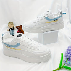 Women's Lace Up Board Shoes Lightweight Casual Sports Shoes
