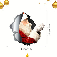 Christmas Santa Claus Car Stickers Refrigerator Stickers