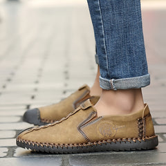 Men's Lightweight Stitching Slip-On Walking Shoes
