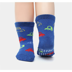 12pairs Baby Non slip Floor Socks Animal Graphic Crew Socks For Boys And Girls