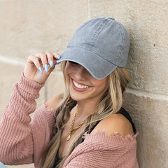 Candy Washed Baseball Cap Adjustable Couple Dad Hats Unisex Sunscreen