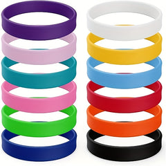 Assorted Silicone Wristbands - Sports Team Rubber Bands - Set of 60