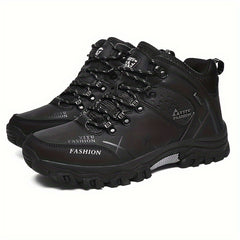 Men's High Top Hiking Shoes Non Slip Lace Up Boots