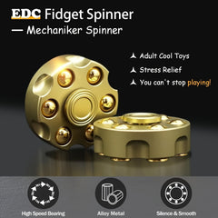 Metal Finger Spinner Adult Rotating Relax Toy Office Gift