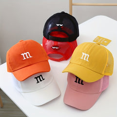 Casual Letter Embroidery Adjustable Breathable Sun Protection Mesh Baseball Cap