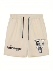 Men's Casual V Pockets Pleated Shorts for Summer
