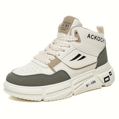 Men's Stylish Skate Shoes Non slip Lace up Shoes
