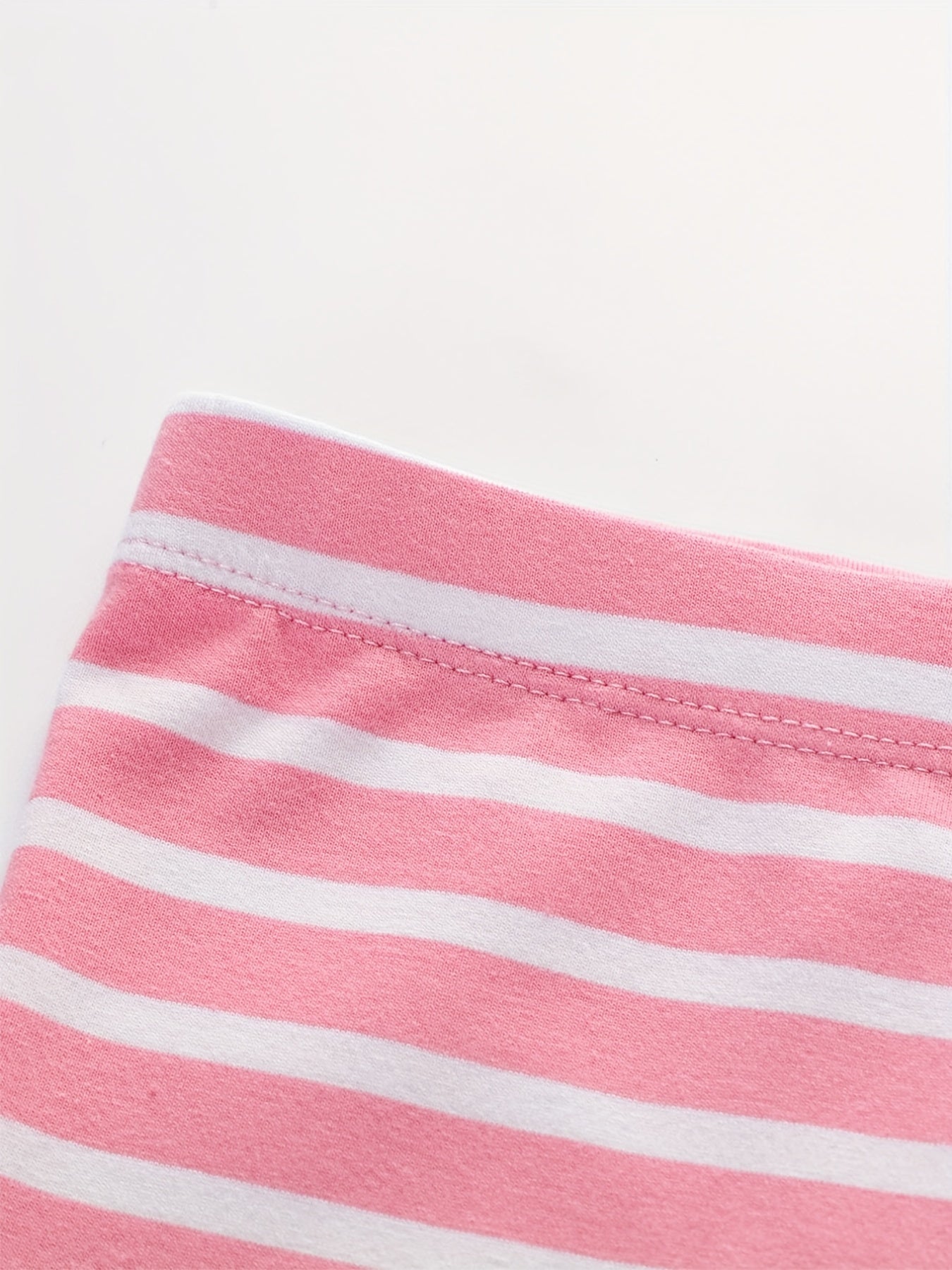 Toddler Girls Bee Flower Striped Leggings Casual Elastic Waist Pants