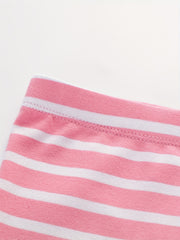 Toddler Girls Bee Flower Striped Leggings Casual Elastic Waist Pants