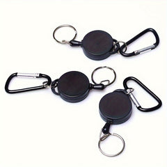 Creative Key Ring Holder Carabiner Retractable for Camping