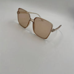Oversized Square Sunglasses Casual Gradient Glasses UV400