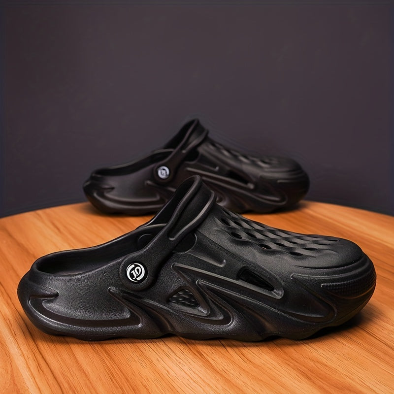 Men's Lightweight Comfy Clogs Hollow Out Non Slip Garden Shoes Summer