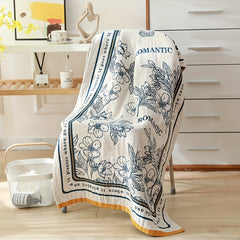 Boho Pattern Beach Towel Quick Drying Soft Absorbent Cotton Blanket