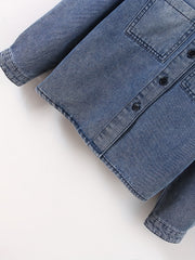 Boys Casual Denim Jacket Button Down