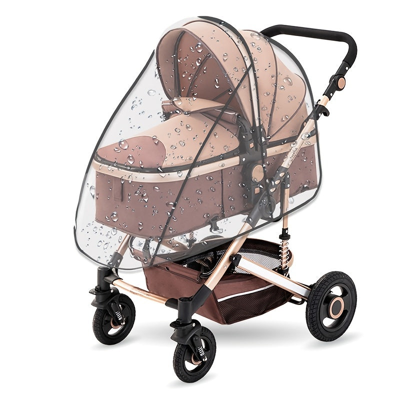 Stroller Rain Cover Universal Baby Travel Weather Shield Windproof Waterproof