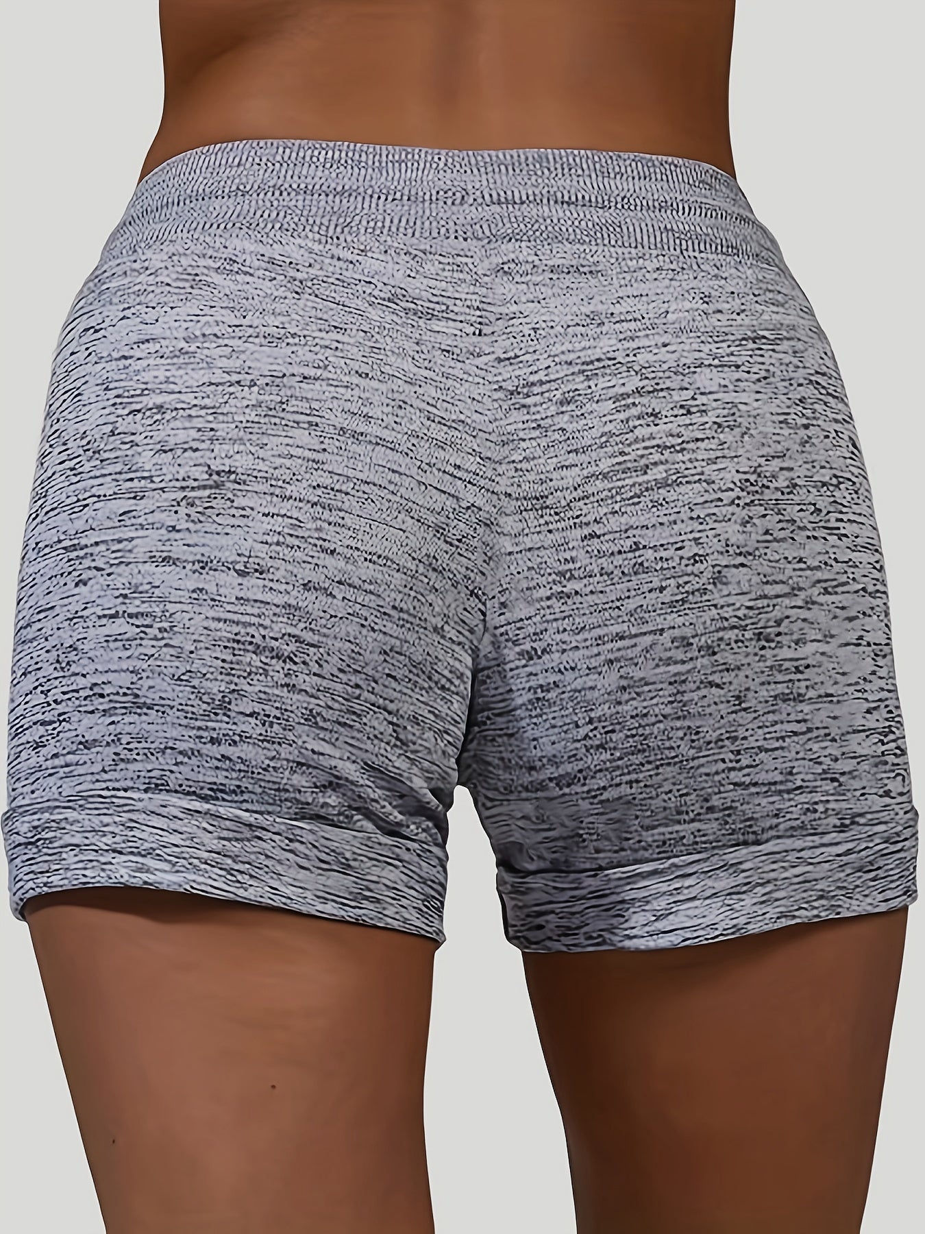 Dual Pockets Drawstring Casual Shorts