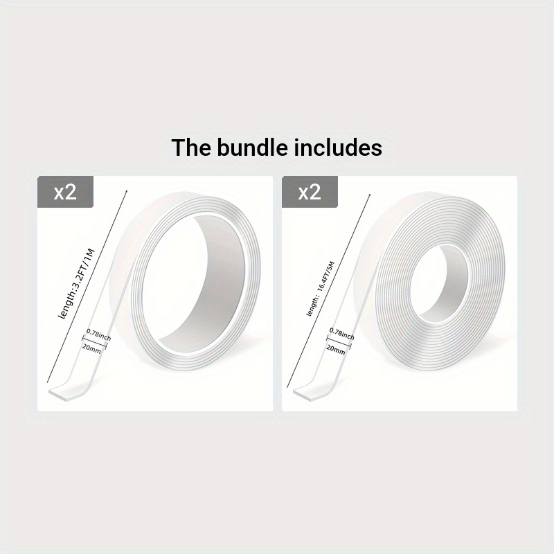 99 Heavy Duty Double Sided Tape Strong & Transparent