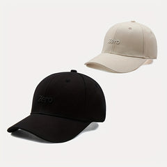 Zero Embroidery Baseball Cap Unisex Dad Hat Outdoor Sun Hat